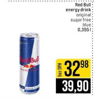 Red Bull energy drink original sugar free blue 0,355l