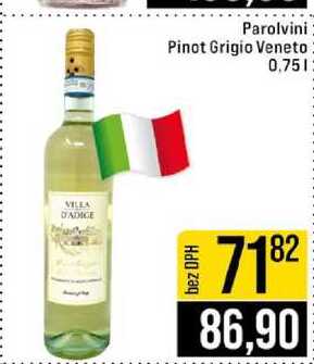 Parolvini Pinot Grigio Veneto 0,75l