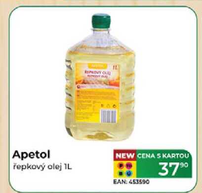 Apetol řepkový olej 1 L