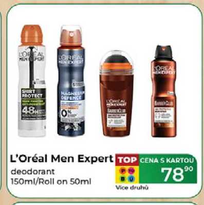 L'Oréal Men Expert deodorant 7890 150ml/Roll on 50ml 