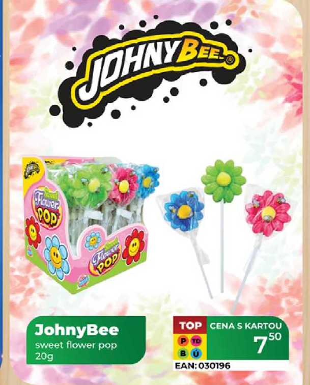 JohnyBee sweet flower pop 20g  