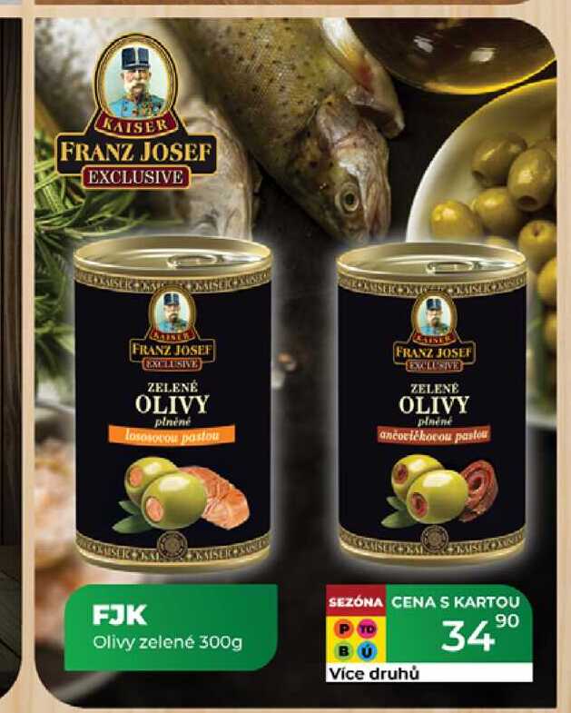 FJK Olivy zelené 300g  