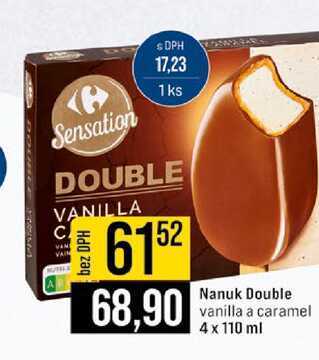 Nanuk Double vanilla a caramel 4 x 110 ml 