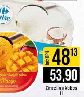 Zmrzlina kokos 1l 