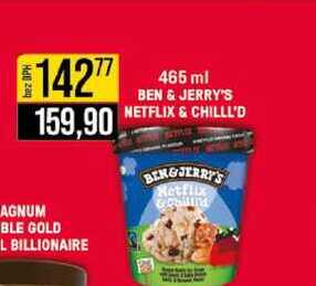 BEN & JERRY'S NETFLIX & CHILLL'D 465ml