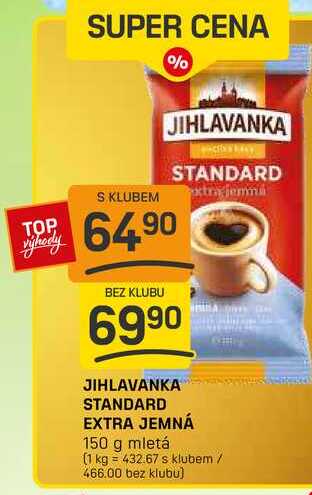 Jihlavanka Standard Extra jemná 150g