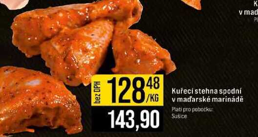 Kuřecí stehna spodní v maďarské marinádé 1kg
