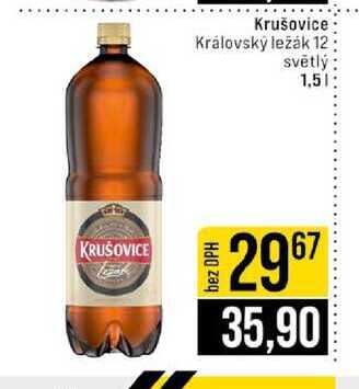 Krušovice Královský ležák 12 světlý 1,5l