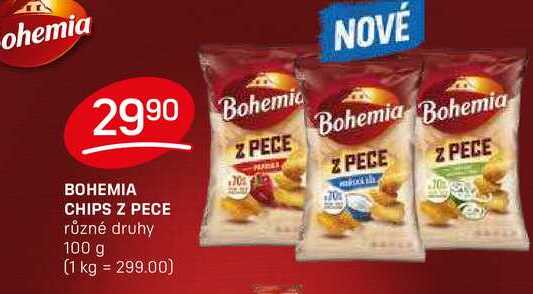 BOHEMIA CHIPS Z PECE různé druhy 100 g