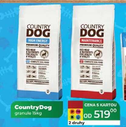 CountryDog granule 15kg  