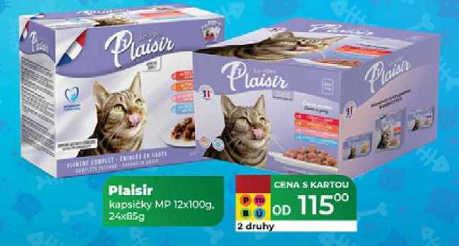 Plaisir kapsičky MP 12x100g. 24x85g  