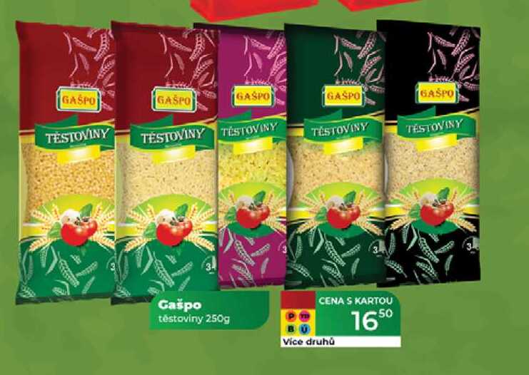 Gašpo těstoviny 250g  