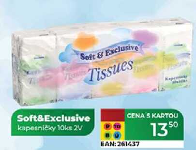 Soft&Exclusive kapesničky 10ks 2V  
