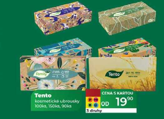 Tento kosmetické ubrousky 100ks, 150ks, 90ks 