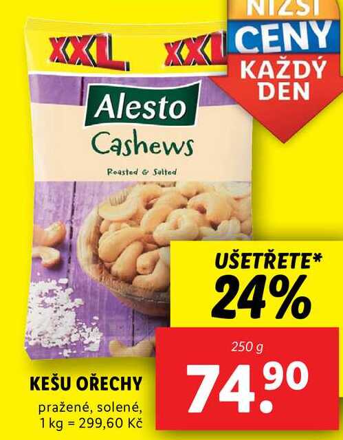 KEŠU OŘECHY, 250 g