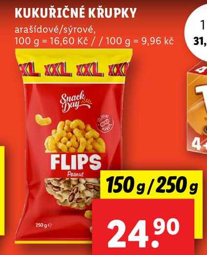 KUKUŘIČNÉ KŘUPKY, 150 g/250 g