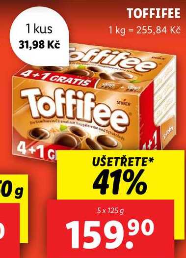 TOFFIFEE, 5x 125 g 