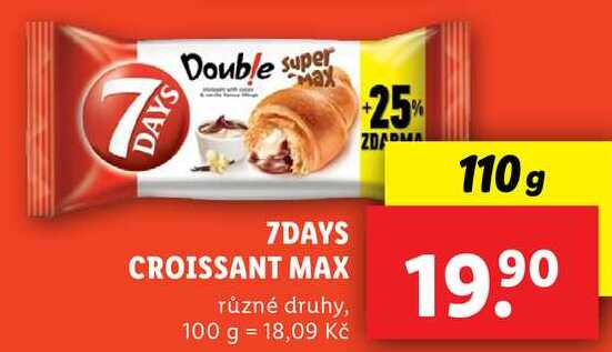 7DAYS CROISSANT MAX, 110 g