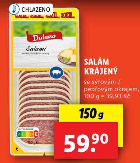 SALÁM KRÁJENÝ, 150 g