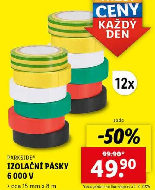 IZOLAČNÍ PÁSKY 6 000 V 