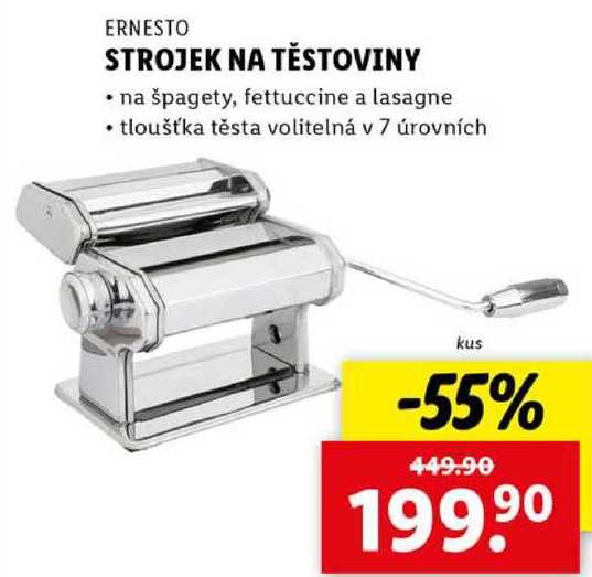 STROJEK NA TĚSTOVINY