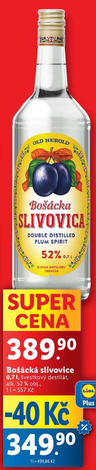 Bošácká slivovice, 0,7 l