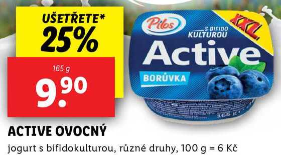 ACTIVE OVOCNÝ, 165 g