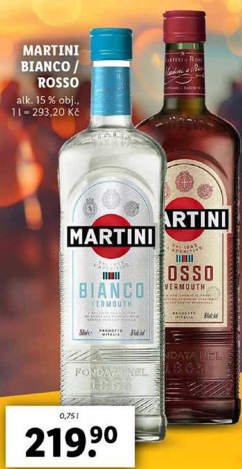 MARTINI BIANCO/ROSSO, 0,75 l