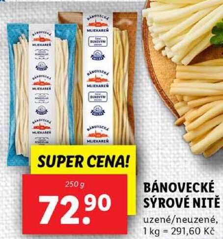 BÁNOVECKÉ SÝROVÉ NITĚ, 250 g