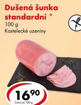 Dušená šunka standardní, 100 g 
