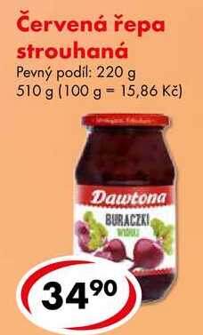 Červená řepa strouhaná, 510 g