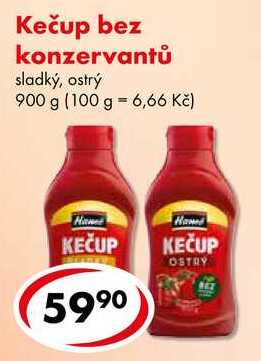 Kečup bez konzervantů, 900 g