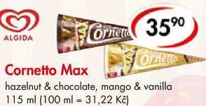 Cornetto Max, 115 ml 