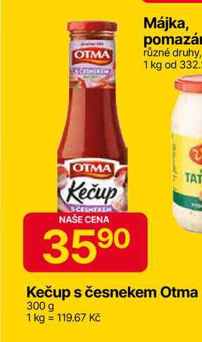 Otma Kečup s česnekem 300 g