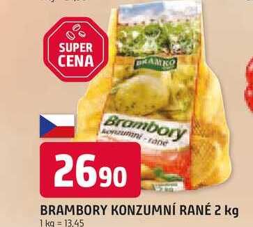 BRAMBORY KONZUMNÍ RANÉ 2 kg 