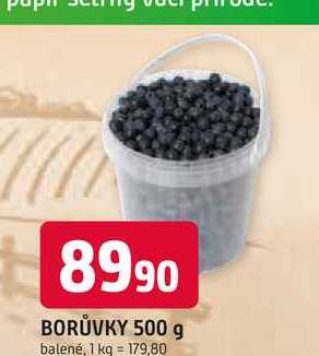 Borůvky 500g