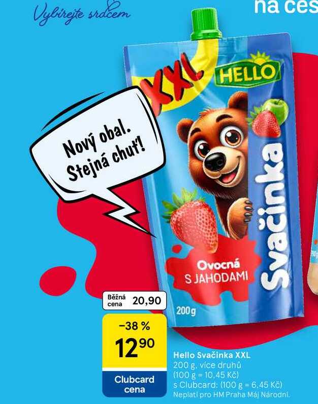 Hello Svačinka XXL, 200 g, více druhů