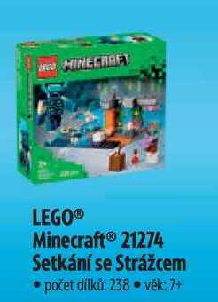 LEGO® Minecraft® 21274 Setkání se Strážcem  