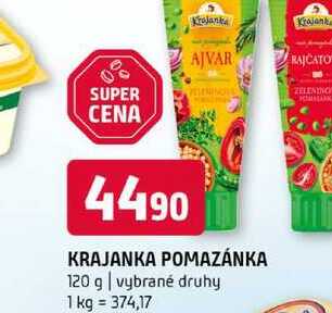 Krajanka pomazánka 120 g vybrané druhy 