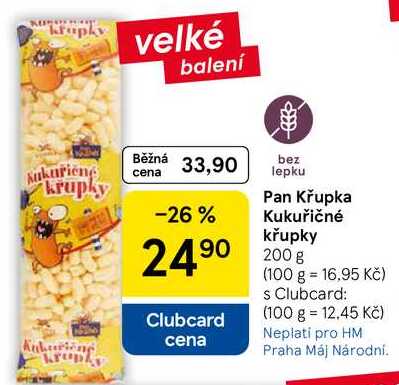 Pan Křupka Kukuřičné křupky, 200 g 