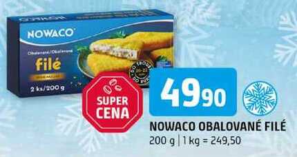 Nowaco Obalované rybí filé 200g