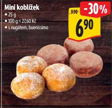 Mini koblížek, 25 g