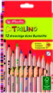 12 ks silných trojbokých pastelek Trilino*