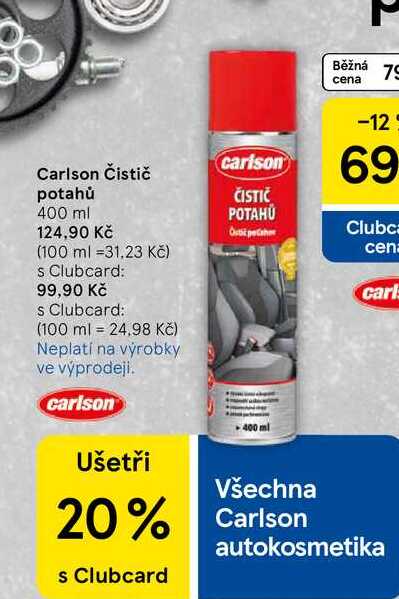 Carlson Čistič potahů, 400 ml  