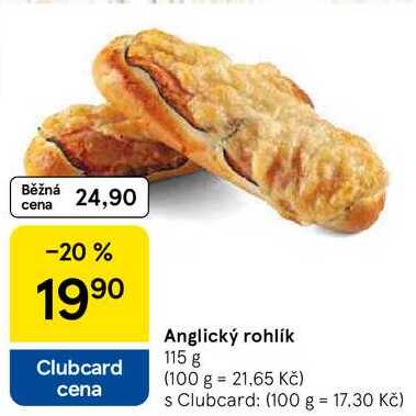 Anglický rohlík, 115 g 