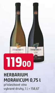 HERBARIUM MORAVICUM 0,75 L 