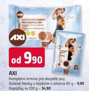 AXI Kompletní krmivo pro dospělé psy 85 g