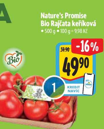 Nature's Promise Bio Rajčata keříková  500 g 