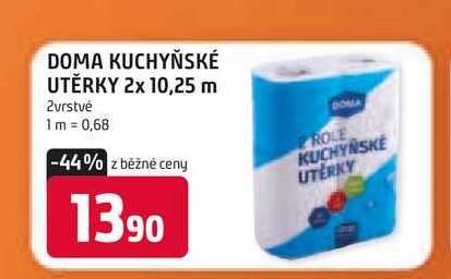 DOMA KUCHYŇSKÉ UTĚRKY 2x 10,25 m 2vrstvé 