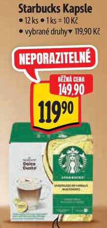 Starbucks Kapsle, 12 ks
